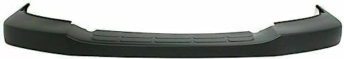 Front Bumper Face Bar Chrome + Upper Cover + Lower Valance Textured for 2003-2017 GMC Savana/Chevrolet