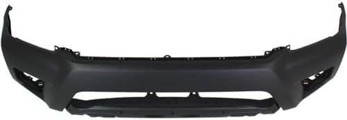 4-Piece Front Bumper Cover Kit: Bumper Cover, Lower Grille & Textured End Caps with Wheel Opening Flares (Left & Right) for 2012-2015 Toyota Tacoma
