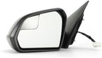 Front Power Mirror Heated Manual Folding Primed Plastic Left Driver Side for 2015-2019 Hyundai Sonata