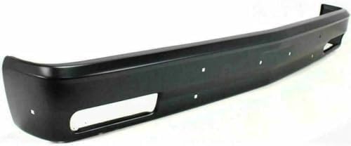 2-Piece Front Bumper Kit: Bumper & Primed Lower Valance Air Deflector for 1982-1990 Chevrolet S10 & 1982-1990 GMC S15