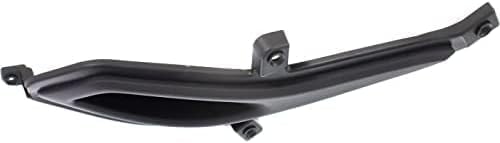 Set of 2 Front Fog Light Cover Dark Gray Plastic for 2012-2017 Hyundai Accent