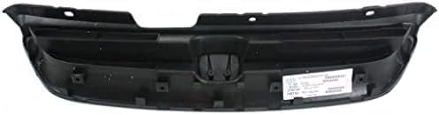 Front Grille Primed Shell and Insert Plastic for 1998-2000 Honda Accord