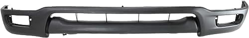 2-Piece Front Bumper Kit: Bumper Steel, Upper Filler & Primed Lower Valance Panel with Fog Light Holes for 2001-2004 Toyota Tacoma