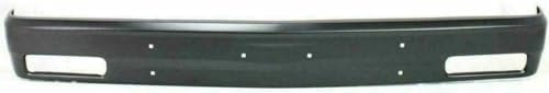2-Piece Front Bumper Kit: Bumper & Primed Lower Valance Air Deflector for 1982-1990 Chevrolet S10 & 1982-1990 GMC S15