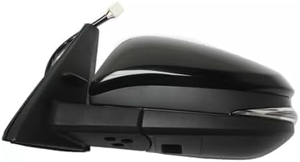 Driver and Passenger Side Mirrors, Power Adjust, Manual Folding, Heated, Paintable, In-housing Signal Light, No Memory, With Puddle Light, No Auto-Dimming, No Blind Spot Feature For 2014-2018 Toyota 4Runner