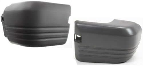 Set of 2 Rear Bumper End Cap Left Driver & Right Passenger Side for 1986-1988 Isuzu Trooper