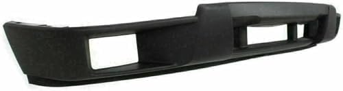 Front Bumper Chrome with Brackets + Lower Valance Textured + Fog Light Right Passenger & Left Driver Side for 2004-2012 GMC Canyon, 2004-2012 Chevrolet Colorado & More