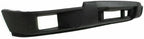 Front Bumper Chrome with Brackets + Lower Valance Textured + Fog Light Right Passenger & Left Driver Side for 2004-2012 GMC Canyon, 2004-2012 Chevrolet Colorado & More