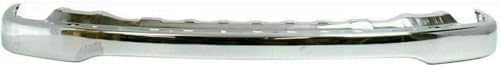 4-Piece Front Bumper Kit: Chrome Bumper, Lower Valance & Primed Head Light Filler (Left & Right) for 2001-2004 Toyota Tacoma
