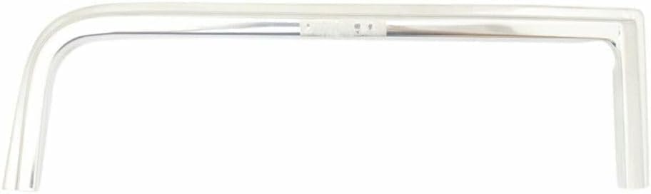 WEST DEKLE Automotive Set of 2 Front Grille Molding Chrome Left Driver & Right Passenger Side | Direct Replacement | Compatible with 1983–1988 Chevrolet GMC C/K Series | GM1213101 GM1212101