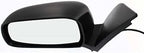 Front Power Mirror Manual Folding Non-heated Textured Plastic Left Driver Side for 2005-2021 Nissan Frontier, 2005-2012 Pathfinder & More
