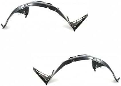 3-Piece Front Splash Shield Kit: Engine Splash Shield Under Cover Plastic & Fender Liners (Left & Right) for 2009-2013 Nissan Altima