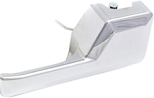 Set of 2 Front Interior Door Handle Chrome Left Driver & Right Passenger Side, without Door Lock Hole for 2007-2011 Ford Edge & 2007-2011 Lincoln MKX
