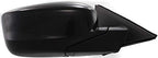 Set of 2 Front Power Mirrors Manual Folding Non-heated Primed Left Driver & Right Passenger Side for 2008-2012 Honda Accord