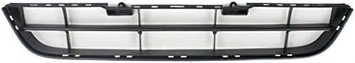 Front, Center Bumper Grille, Textured Black, Sedan For 2006-2007 Honda Accord Sedan