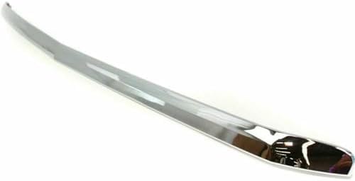 2-Piece Front Grille Kit: Chrome Grille Shell & Insert & Hood Molding for 2007-2010 Chevrolet Silverado 2500 HD, 2007-2010 Silverado 3500 HD & More