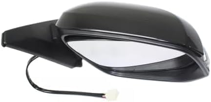 Driver and Passenger Side Mirrors, Power Adjust, Manual Folding, Heated, Paintable, In-housing Signal Light, No Memory, With Puddle Light, No Auto-Dimming, No Blind Spot Feature For 2014-2018 Toyota 4Runner