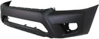 4-Piece Front Bumper Cover Kit: Bumper Cover, Lower Grille & Textured End Caps with Wheel Opening Flares (Left & Right) for 2012-2015 Toyota Tacoma