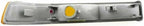 5-Piece Front Grille Kit: Primed Grille with Chrome Center Bar, Signal Lamp & Head Lights (Left & Right) for 1998-2004 Chevrolet S10 & 1998-2004 Blazer
