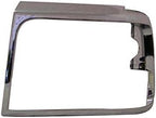 10-Piece Front Grille Kit: Grille Shell with Gray Insert+ Bezel Chrome, Header Panel, Headlight & Signal & Corner Lamp (Left & Right) for 1992-1997 Ford F-150, 1992-1996 Bronco & More