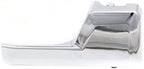 Set of 2 Front Interior Door Handle Chrome Left Driver & Right Passenger Side, without Door Lock Hole for 2007-2011 Ford Edge & 2007-2011 Lincoln MKX