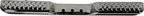 Rear Step Bumper Face Bar Chrome Steel for 1984-1988 Toyota Pickup