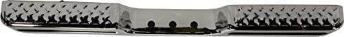 Rear Step Bumper Face Bar Chrome Steel for 1984-1988 Toyota Pickup