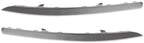 Set of 2 Front Bumper Trim Chrome Plastic Left Driver & Right Passenger Side for 2011-2016 Kia Sportage
