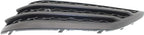 Front Bumper Outer Grille Textured Right Passenger Side for 2016-2018 Honda Pilot