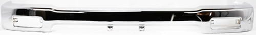 2-Piece Front Bumper Kit: Bumper Chrome Face Bar & Primed Lower Valance Panel Steel for 1992-1995 Toyota Pickup