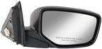 Front Power Mirror Manual Folding Heated Primed without Signal Light Right Passenger Side for 2008-2012 Honda Accord