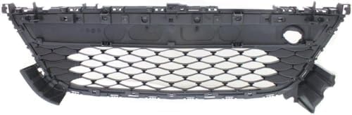 Front Bumper Grille Black with Chrome Trim for 2010-2012 Mazda CX-7