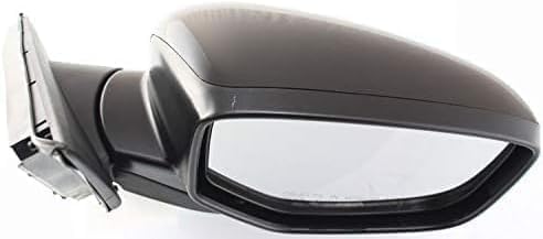 Front Power Mirror Manual Folding Heated Primed without Signal Light Right Passenger Side for 2008-2012 Honda Accord