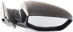 Front Power Mirror Manual Folding Heated Primed without Signal Light Right Passenger Side for 2008-2012 Honda Accord