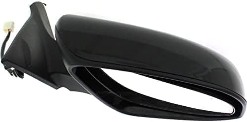 Driver and Passenger Side Mirrors, Power Adjust, Manual Folding, Heated, Paintable, No Signal Light, No Memory, No Puddle Light, No Auto-Dimming, No Blind Spot Feature For 2016-2017 Toyota Camry