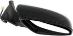 Set of 2 Front Power Mirror Manual Folding Heated Primed Plastic Right Passenger & Left Driver Side for 2016-2017 Toyota Camry