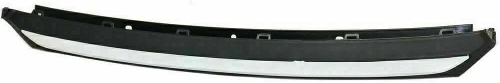 2-Piece Front Grille Kit: Textured Lower Grille & Chrome Bumper Molding for 2013-2015 Honda Accord