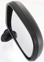 Front Power Mirror Manual Folding Non-heated Textured Plastic Right Passenger Side for 1991-1997 Toyota Previa