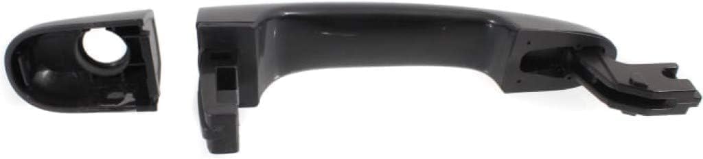 Front Exterior Door Handel + Cover Primed Left Driver Side for 2004-2009 Kia Spectra & 2005-2009 Spectra5