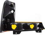 4-Piece Front Headlight Kit: Head Light Assembly & & Corner Lamp (Left & Right) for 1998-2000 Ford Ranger