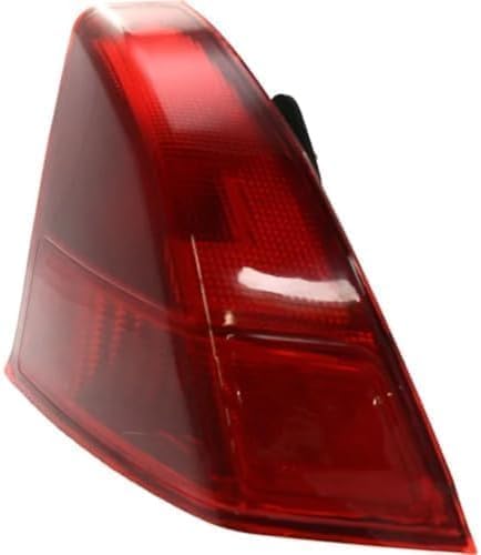 Set of 2 Tail Light Outer Assembly Plastic Left Driver & Right Passenger Side for 2001-2002 Honda Civic & 2001-2003 Acura EL