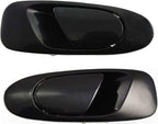 Set of 2 Rear Exterior Door Handle Textured Left Driver & Right Passenger Side for 1992-1995 Honda Civic