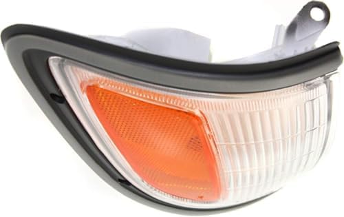 Set of 2 Front Corner Light Assembly with Primed Trim Right Passenger & Left Driver Side for 1995-1996 Toyota Tacoma