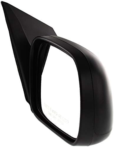 Set of 2 Front Mirror Manual Adjust Non-folding & Heated Textured Plastic Right Passenger & Left Driver Side for 2006-2011 Honda Civic