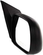 Set of 2 Front Mirror Manual Adjust Non-folding & Heated Textured Plastic Right Passenger & Left Driver Side for 2006-2011 Honda Civic