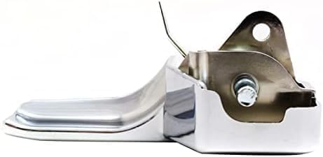 Set of 2 Front Interior Door Handle Chrome Left Driver & Right Passenger Side, without Door Lock Hole for 2007-2011 Ford Edge & 2007-2011 Lincoln MKX