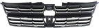 Front Grille Textured Dark Gray Shell and Insert Plastic for 2008-2010 Dodge Grand Caravan