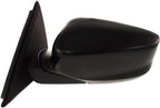 Front Power Mirror Manual Folding Non-heated Primed Plastic Left Driver Side for 2008-2012 Honda Accord