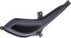 Set of 2 Front Fog Light Cover Dark Gray Plastic for 2012-2017 Hyundai Accent