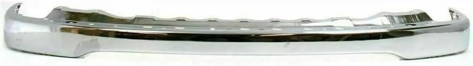 3-Piece Front Bumper Kit: Chrome Bumper Steel, Upper Filler & Primed Lower Valance Panel for 2001-2004 Toyota Tacoma